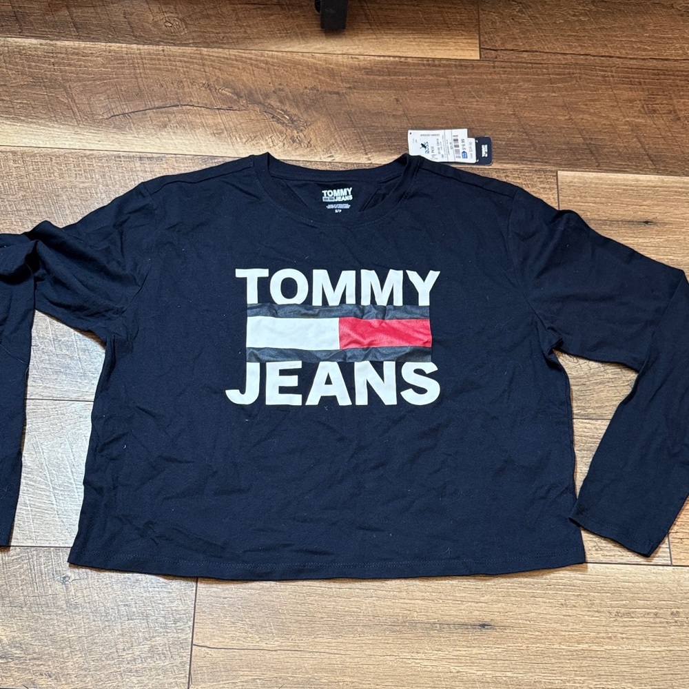 Tommy Hilfiger Black Long Sleeve Tee